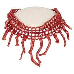 Vintage Gold, Mediterranean Coral Necklace