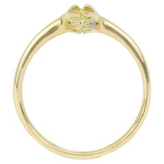 „Gold Mersis“-Ring aus 18-karätigem Gelbgold mit Diamanten von Alice Son