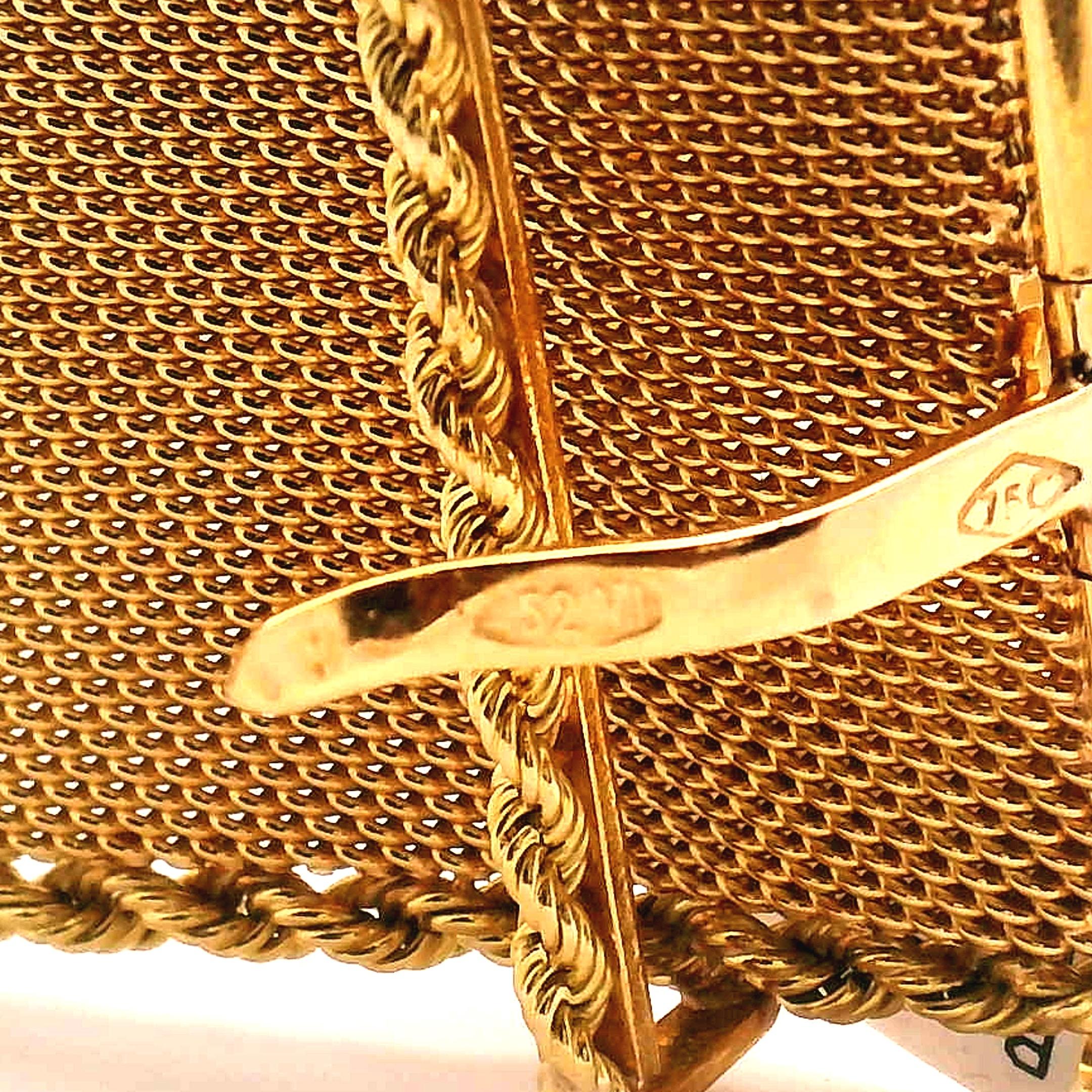 Bracelet en maille d'or en vente 8