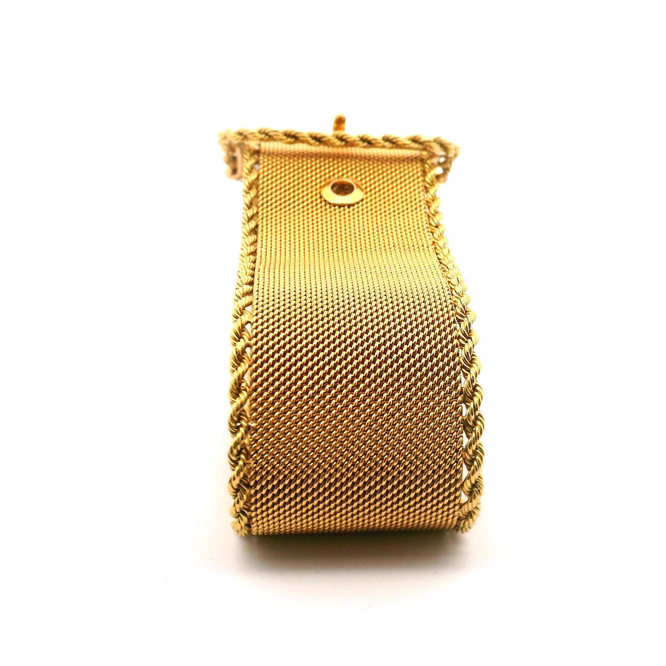 Bracelet en maille d'or en vente 4