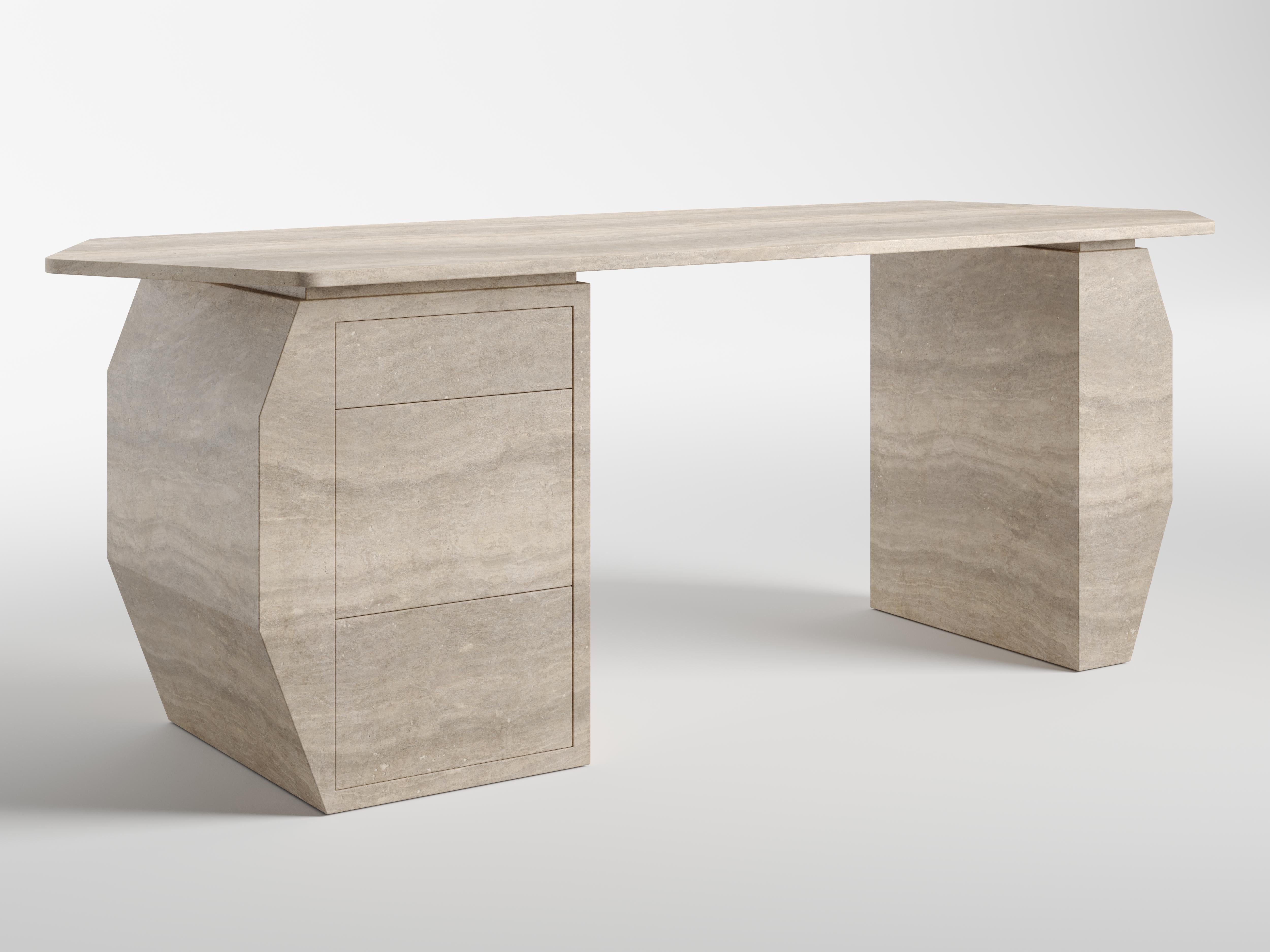 Postmoderno Gold Metal Y Desk by KY ARCHITECTURE in vendita