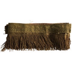 Gold Metallic Threads Antique Trim and Fringe