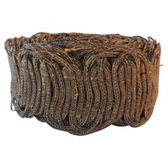 Antique Gold Metallic Threads Woven Decorative Trim