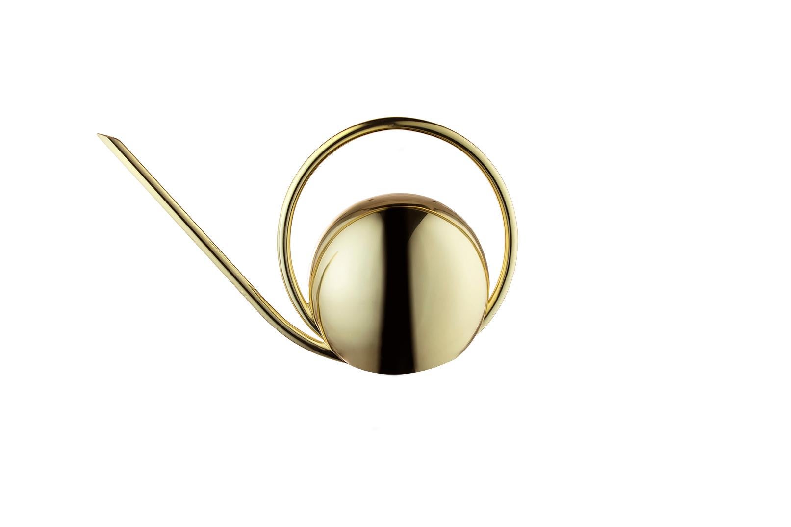 Danish Gold Minimalist Watering Can For Sale