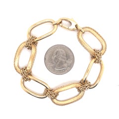 Gold gemischte Glieder mit Satin und Kettendetails