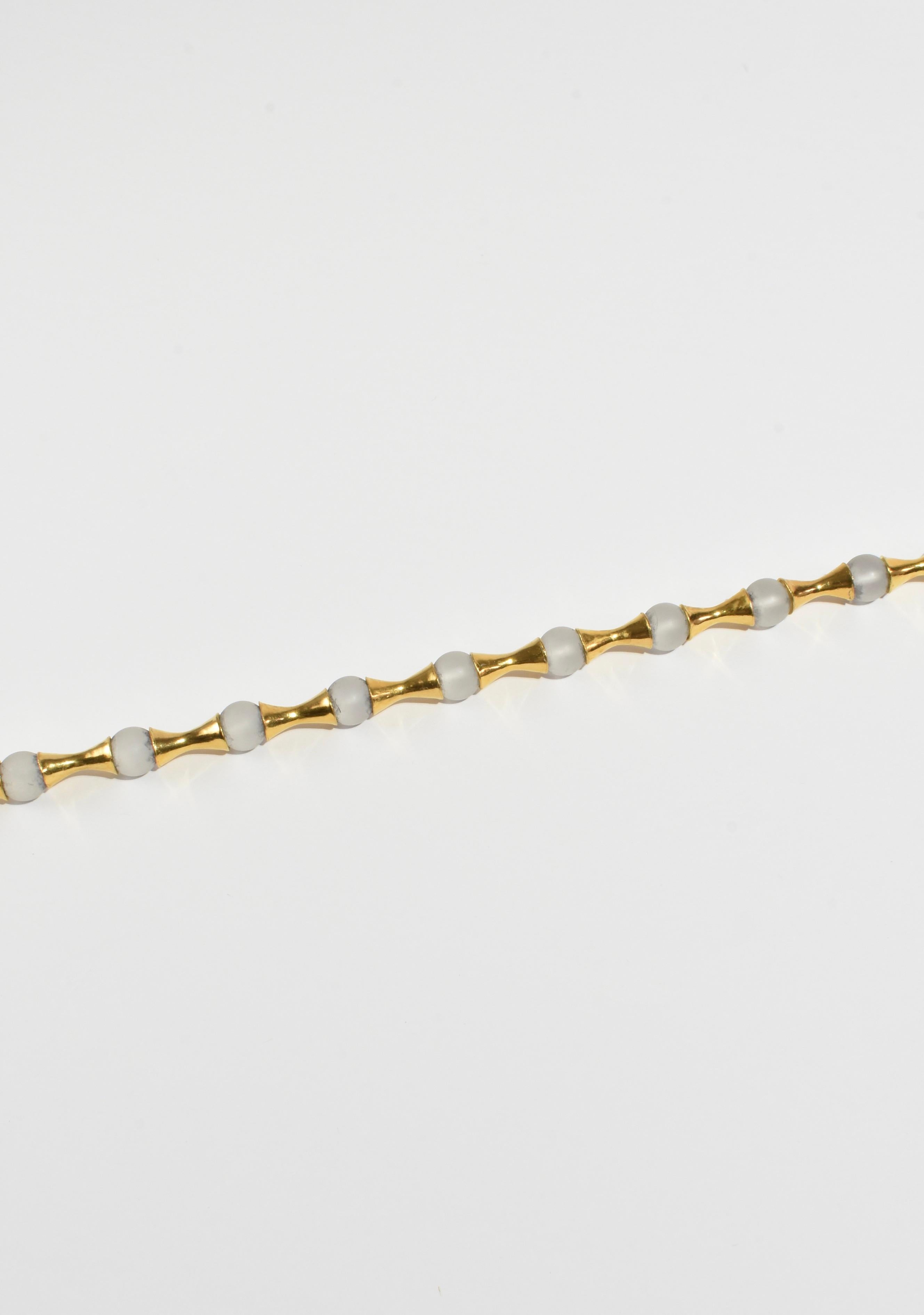 Women's or Men's Gold Modernist Necklace
