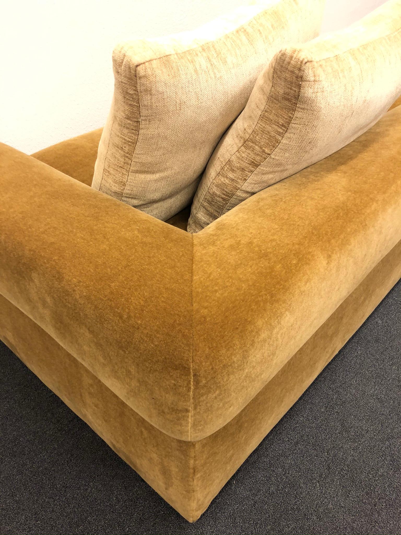 Gold Mohair Chaise by Steve Chase 1