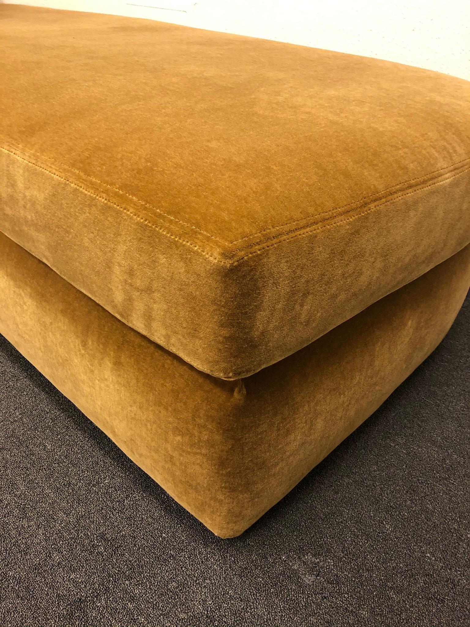 Gold Mohair Chaise by Steve Chase 2