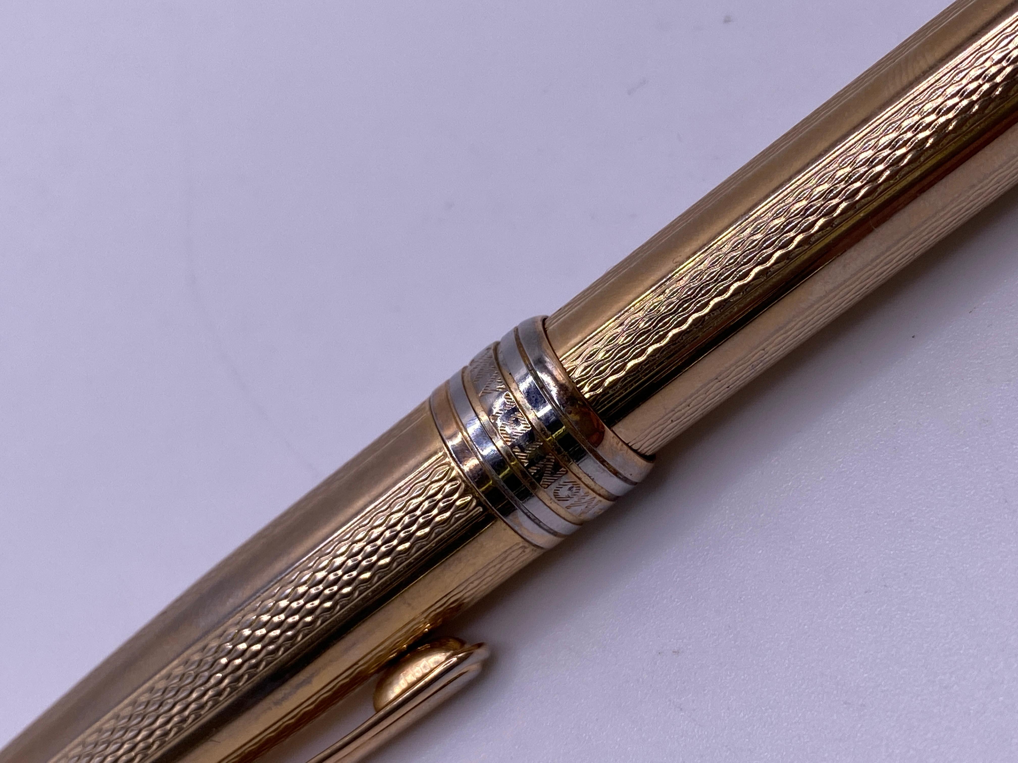 Gold Montblanc Meisterstuck Fountain Pen Style 4810 2