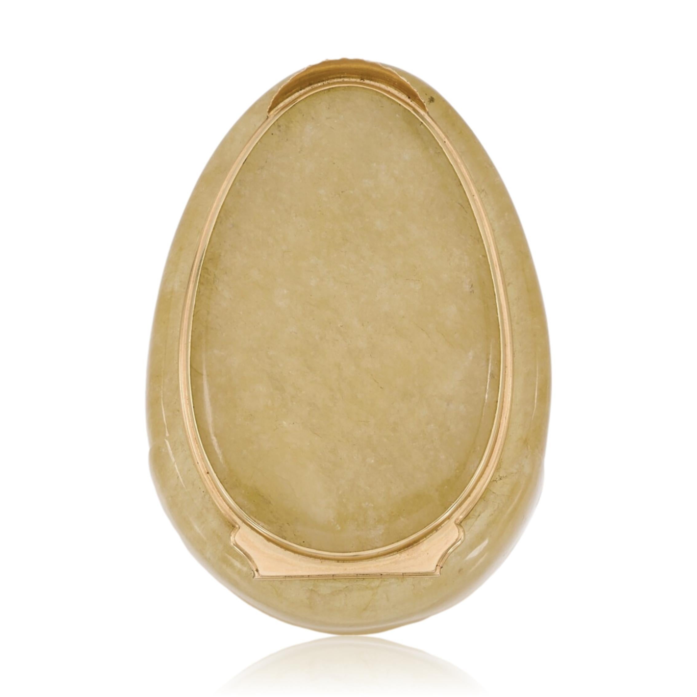 Tabatière à tête caricaturale en quartz montée en or. Dresde, 18e siècle. 6