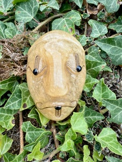 Gold Mounted Quartz Caricature Head Snuff Box. Dresden, 18th century.