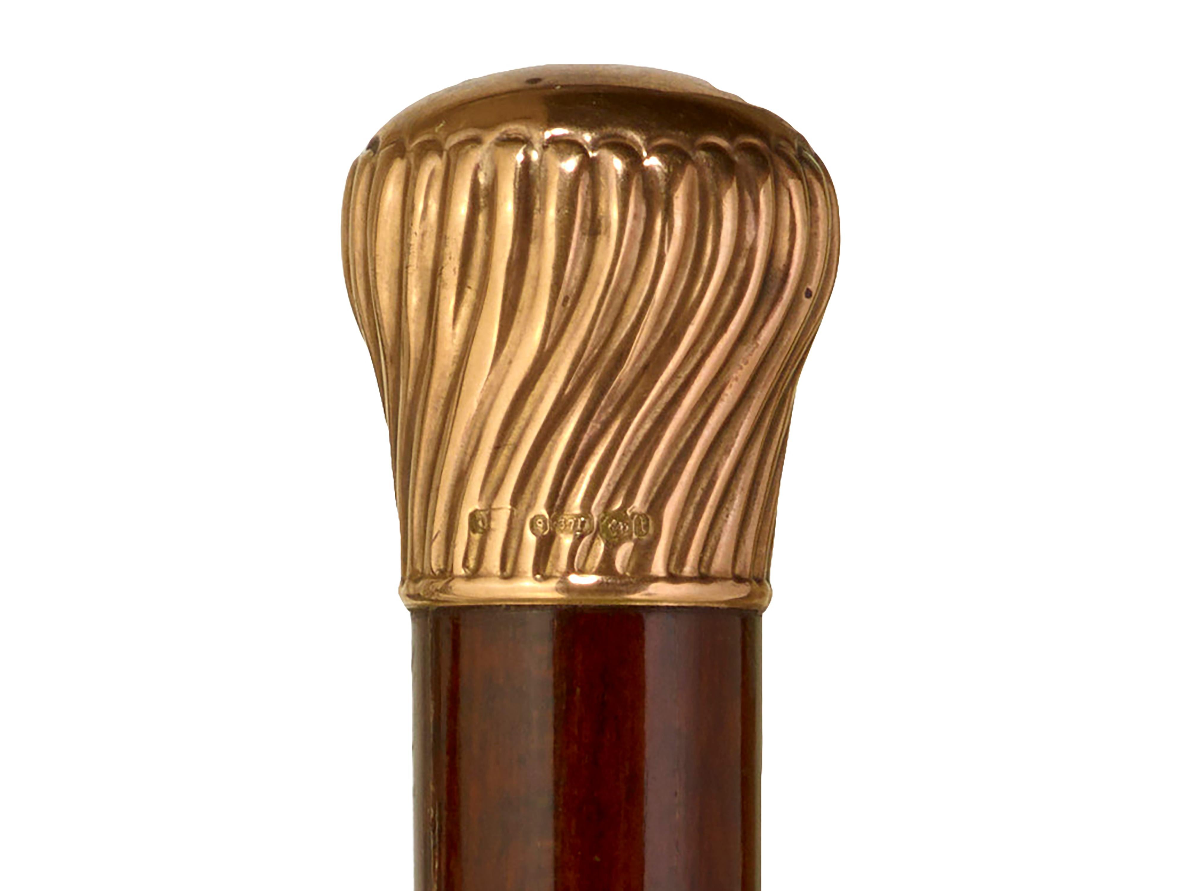 gold topped cane