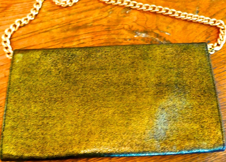 Gold Mulberry Evening Clutch or Chain Handle Bag For Sale at 1stDibs