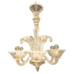 Golden Murano Chandelier