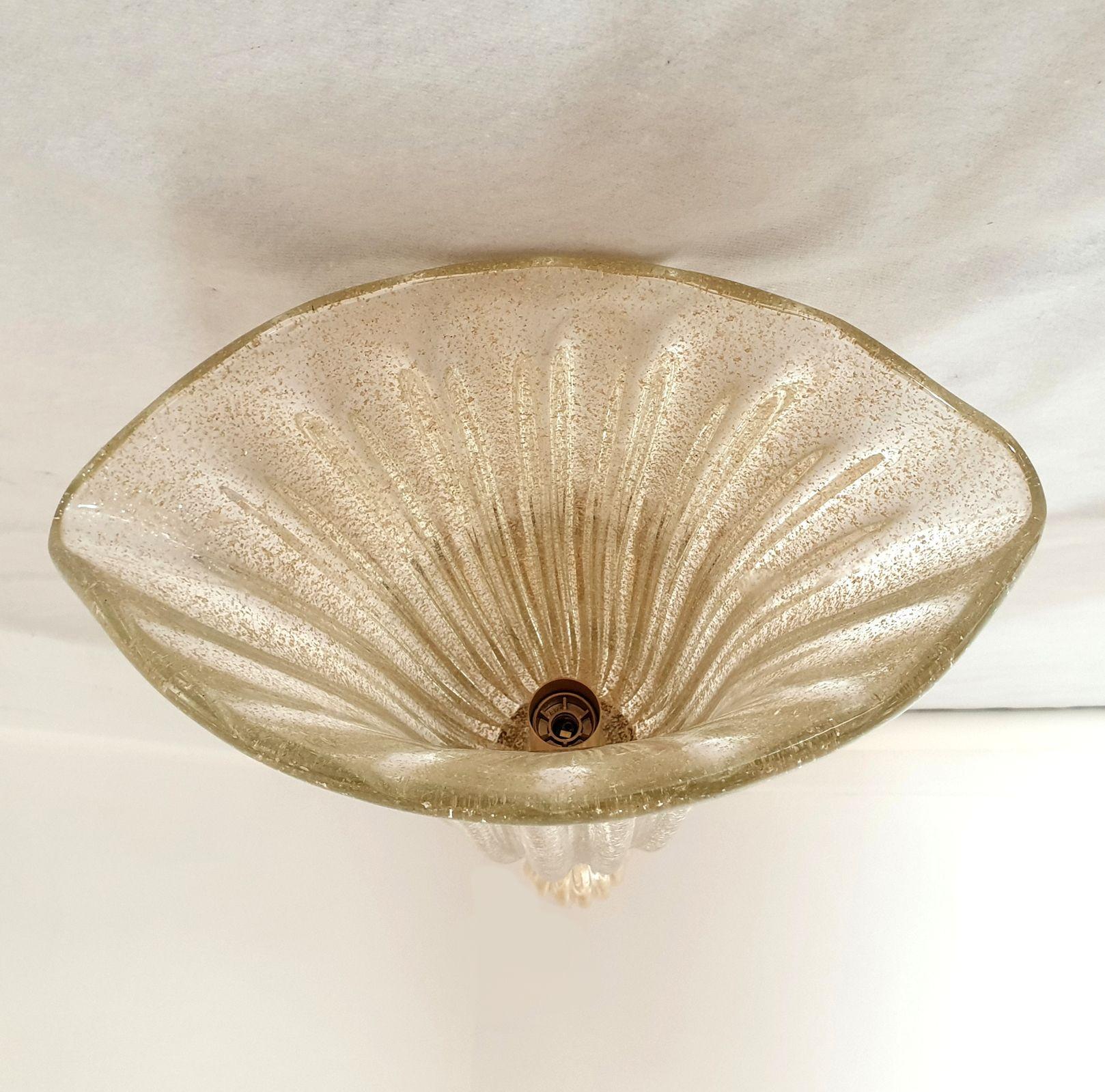 Gold Murano glass Neoclassical sconces, Italy For Sale 5