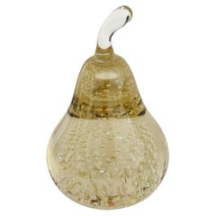 Gold Murano Pear