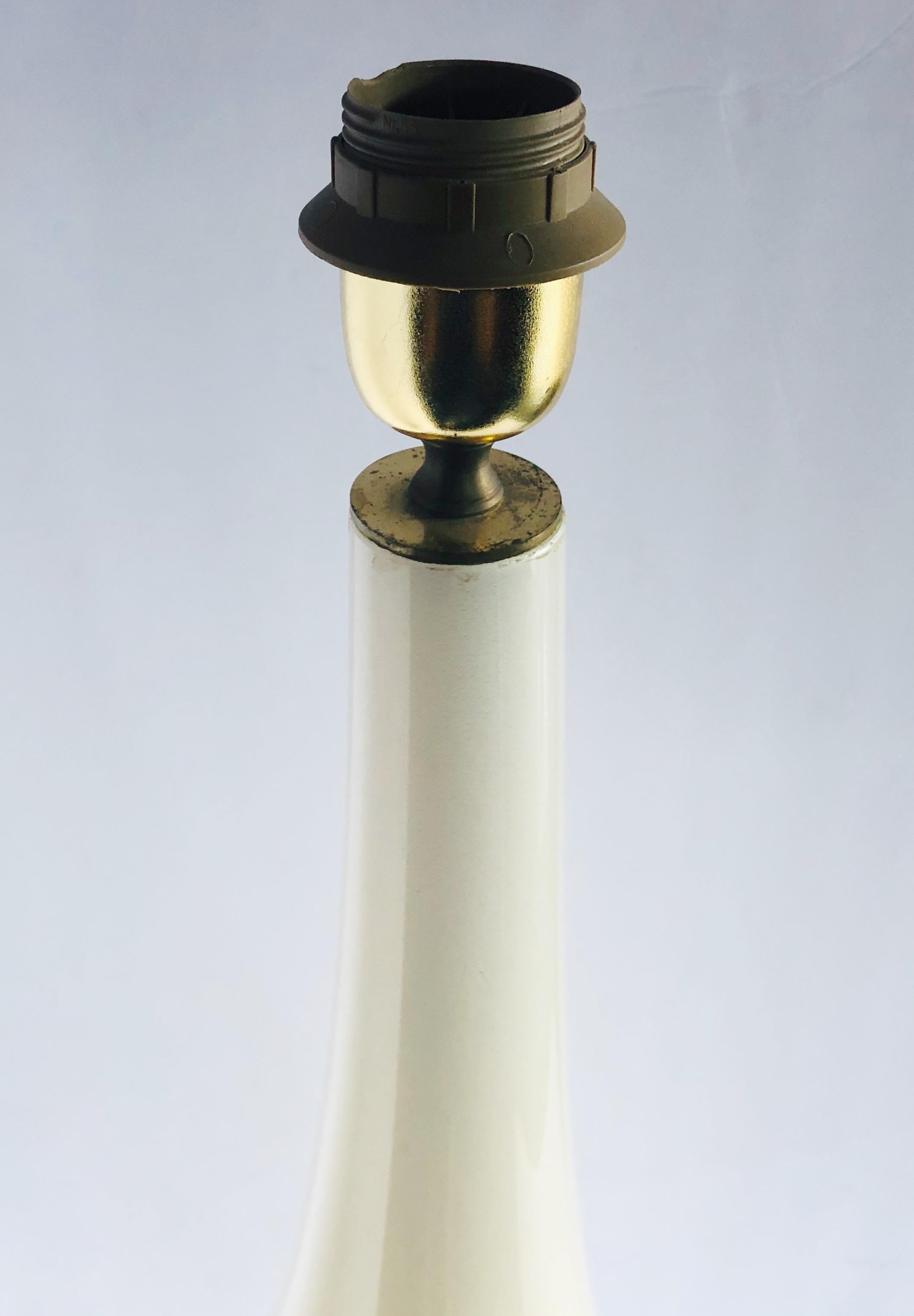 20th Century Gold Murano Table Lamp