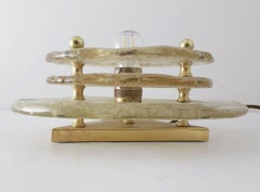 Gold Murano Table Lamp