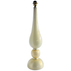 Gold Murano Table Lamp