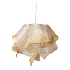 Gold Nebula Hand Painted Pendant Lamp by Mirei Monticelli