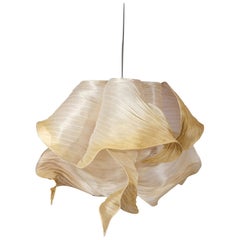 Gold Nebula Hand Painted Pendant Lamp by Mirei Monticelli