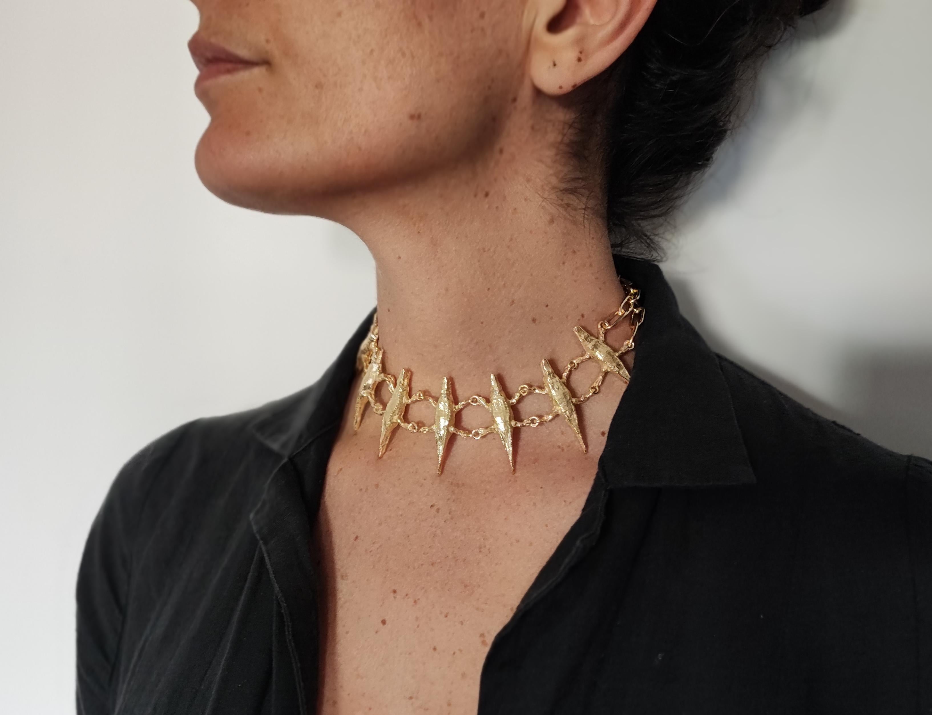 Collana d'oro Coccodrilli in vendita 1