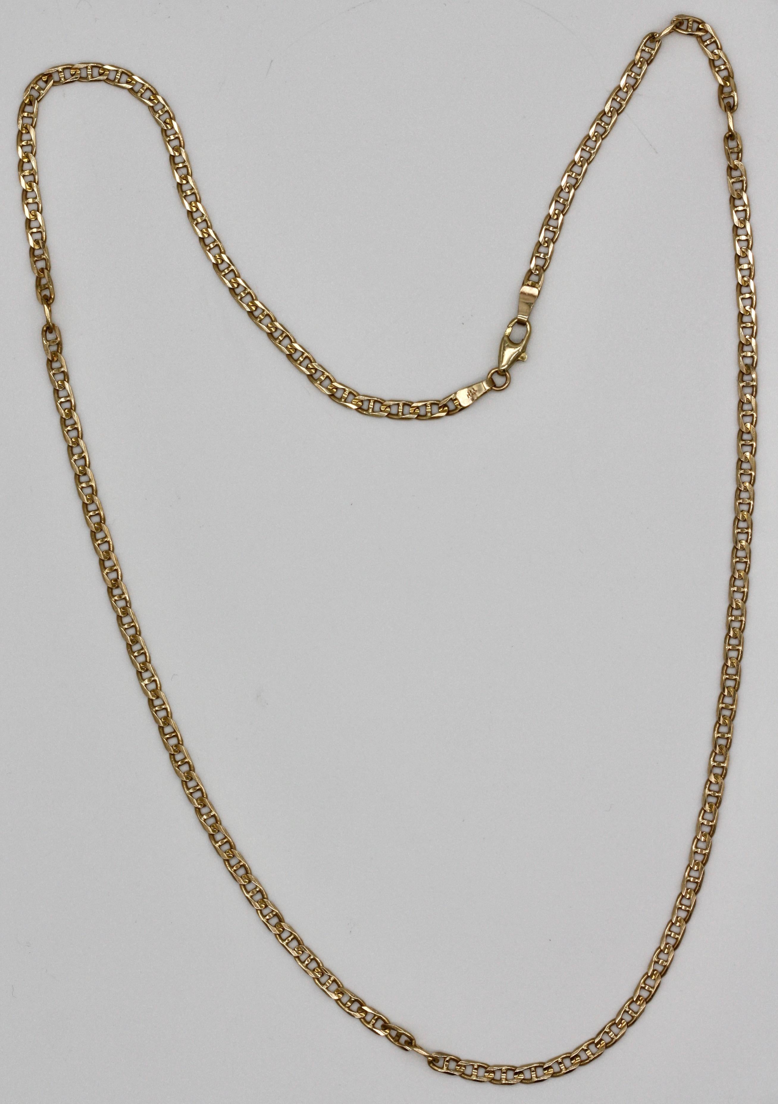 Gold-Halskette für Damen oder Herren im Angebot