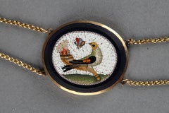 Gold Necklace with Micomosaic, Early 19th Century