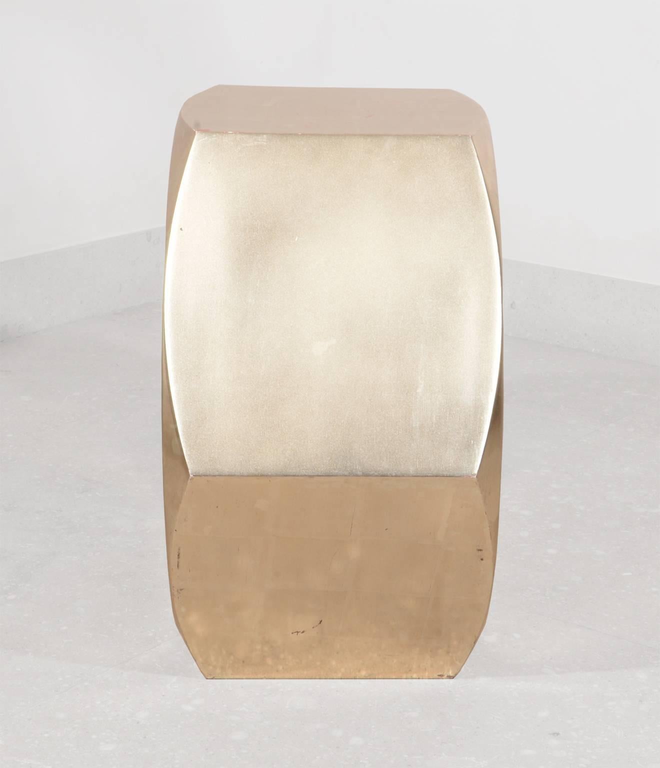 Modern Gold Nut Table For Sale