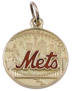 Gold NY Mets Skyline Charme