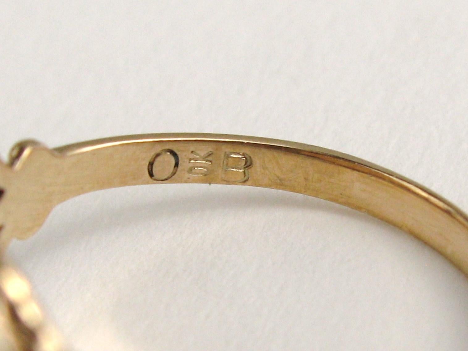Gold Opal Diamond Halo Ring by Ostby & Barton 2