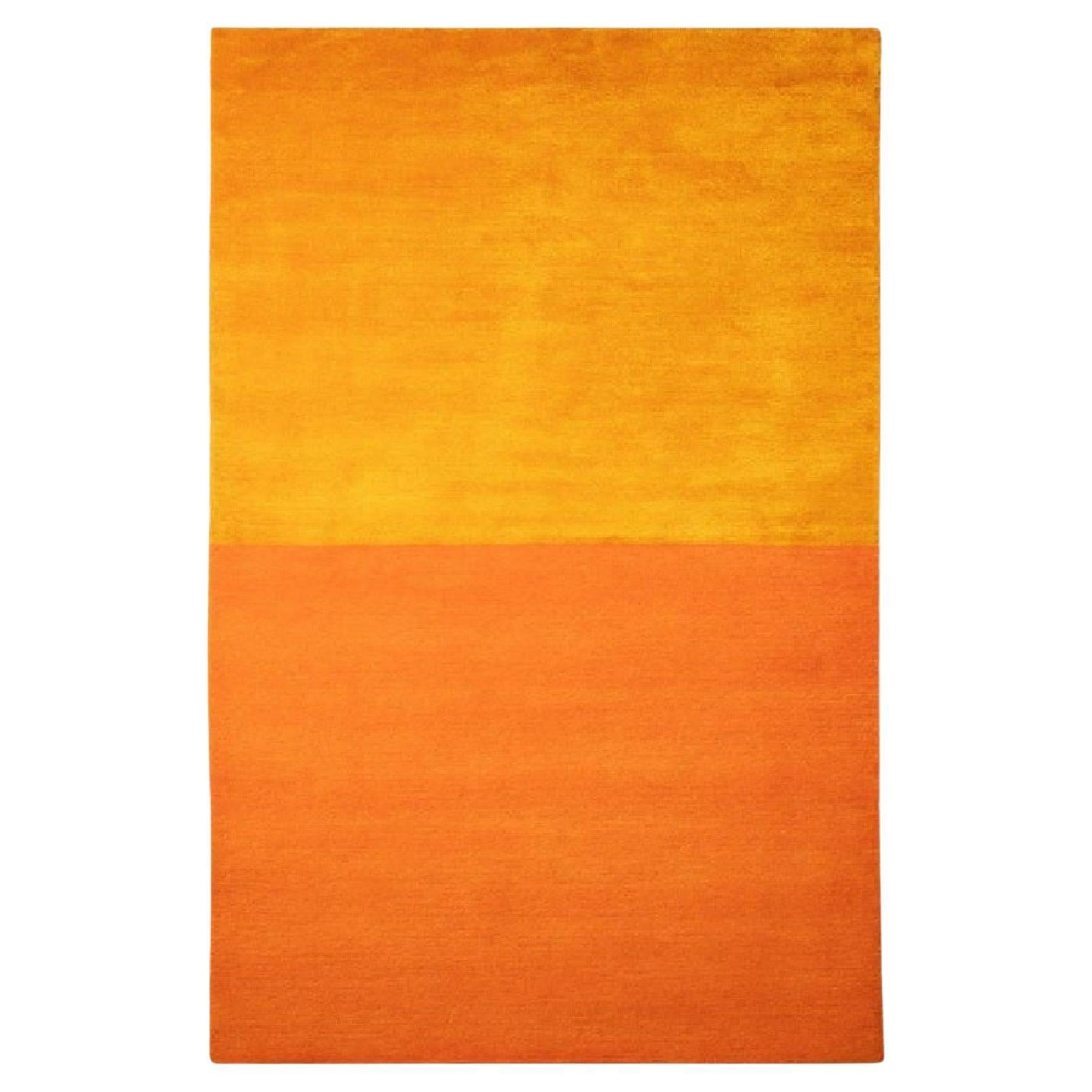 Tapiz Tejido a Mano Oro/Naranja 400 by Calyah