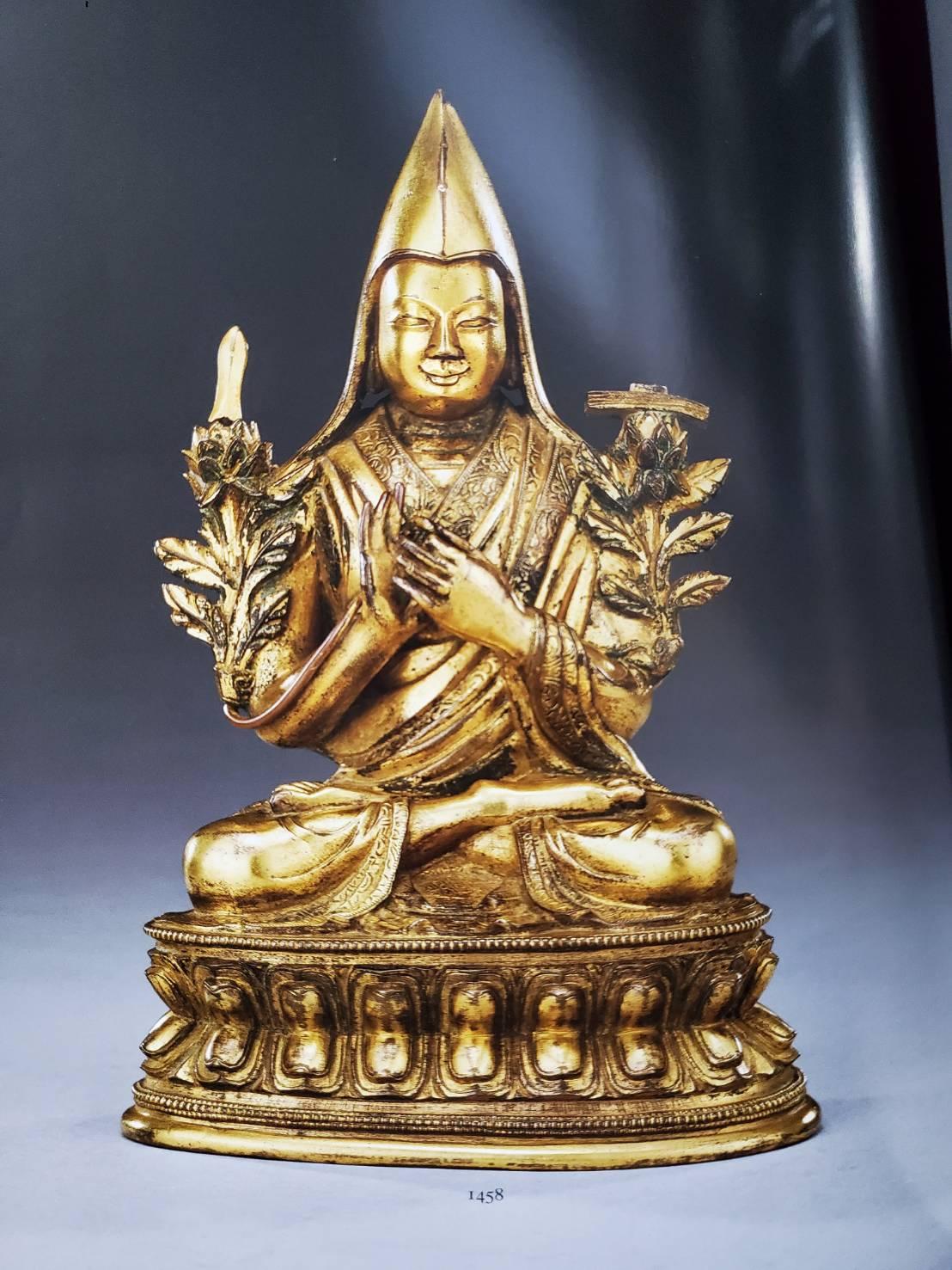 Goldornamente antiker chinesischer Buddha-Statuen/17.-19. Jahrhundert im Angebot 9