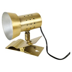 Gold Painted & anodized aluminum adjustable 1960s spot light