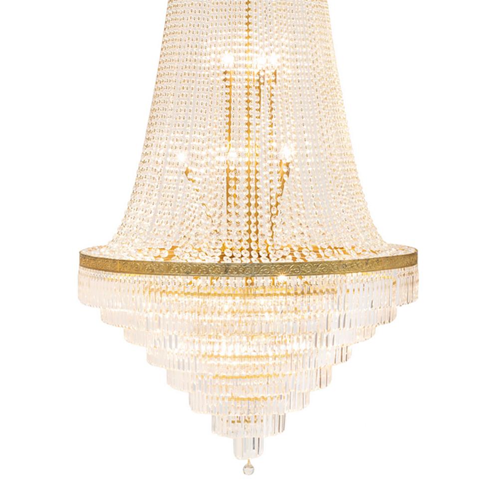 Italian Gold Palace Chandelier For Sale