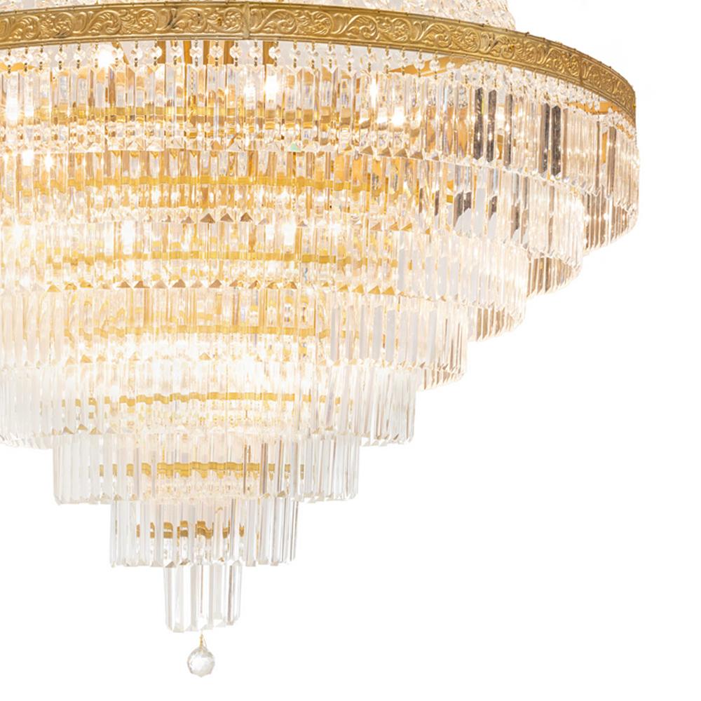 Contemporary Gold Palace Chandelier For Sale