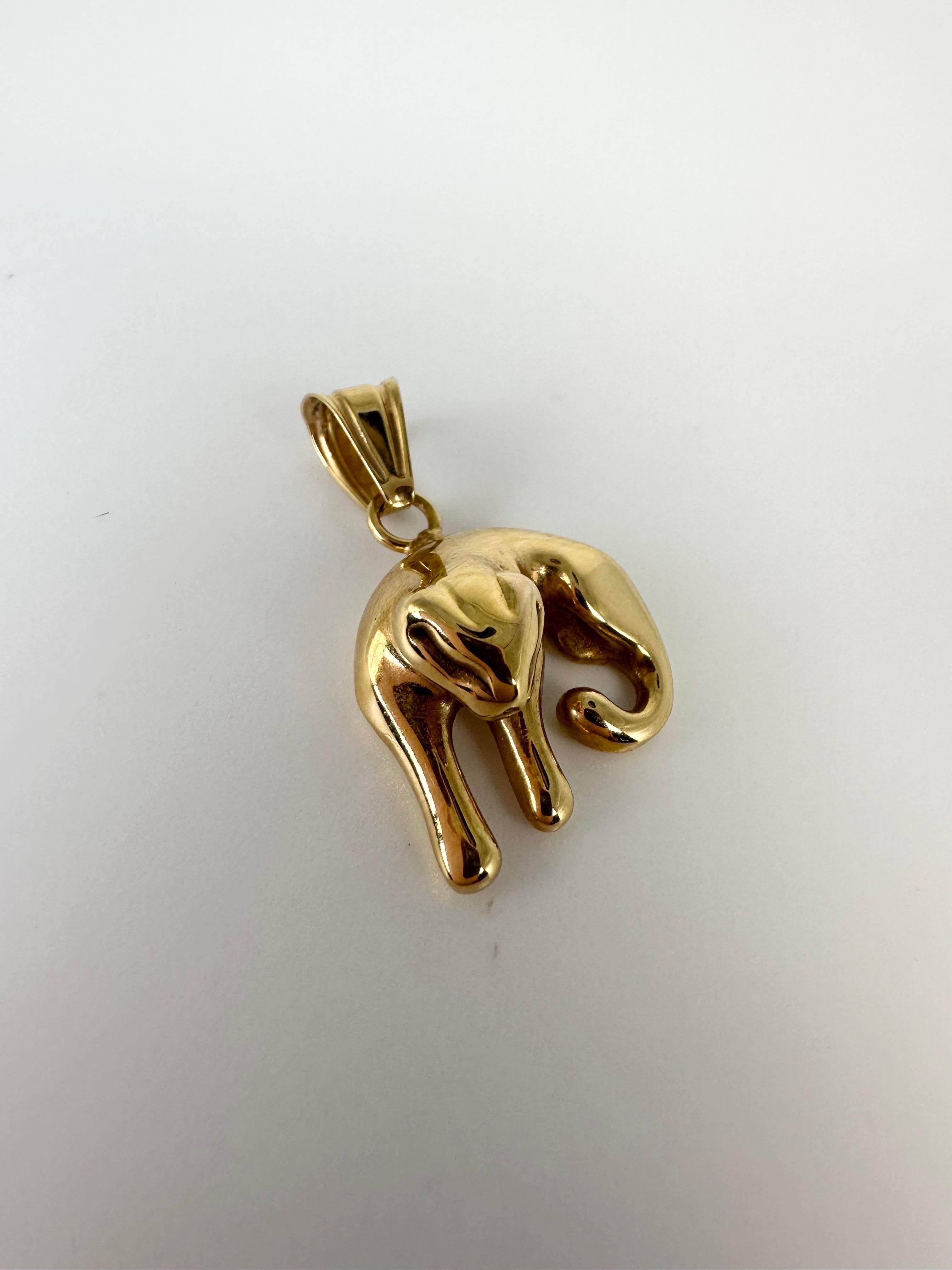 Stunning panther electroform and halo yet so substantial and beautiful in 14kt gold!

GOLD: 14KT gold
Grams:1.81
Backing: omega
Item:43500050ro

WHAT YOU GET AT STAMPAR JEWELERS:
Stampar Jewelers, located in the heart of Jupiter, Florida, is a