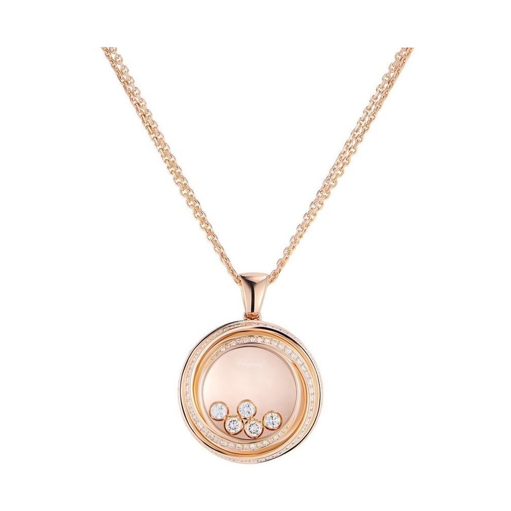 Colgante de Oro Chopard "Happy Emotions" Diamantes