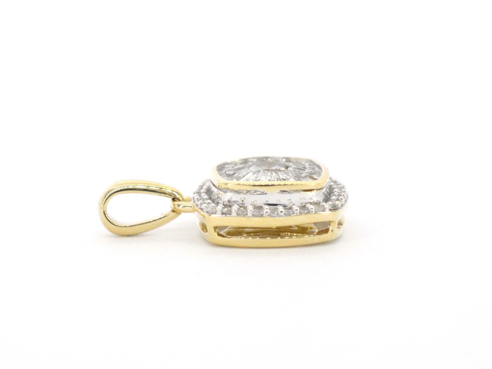 Gold-Anhänger mit Diamanten im Zustand „Neu“ im Angebot in AMSTELVEEN, NH