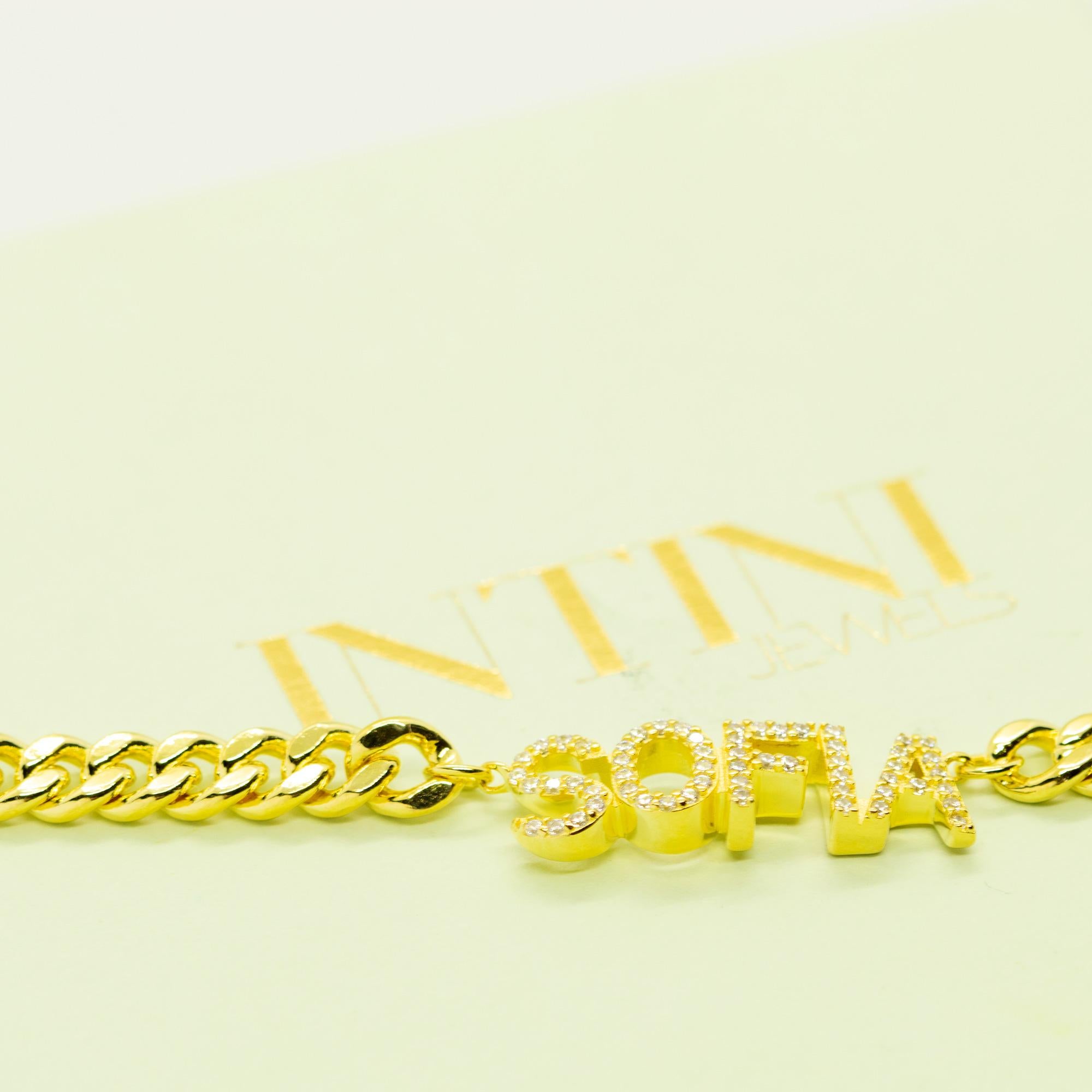 sofia name necklace