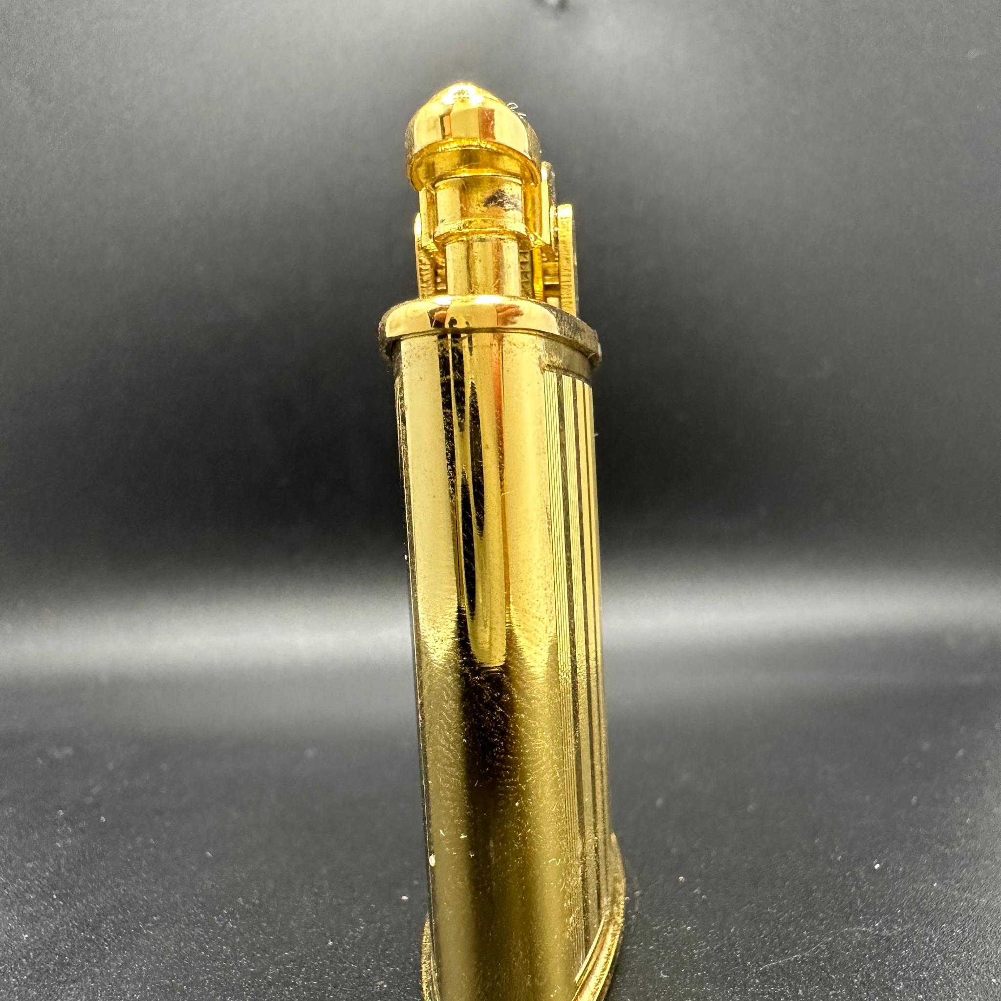 Art Deco Gold Plated “1943” Ronson Lighter, Rare Limited 100 Year Anniversary Edition For Sale