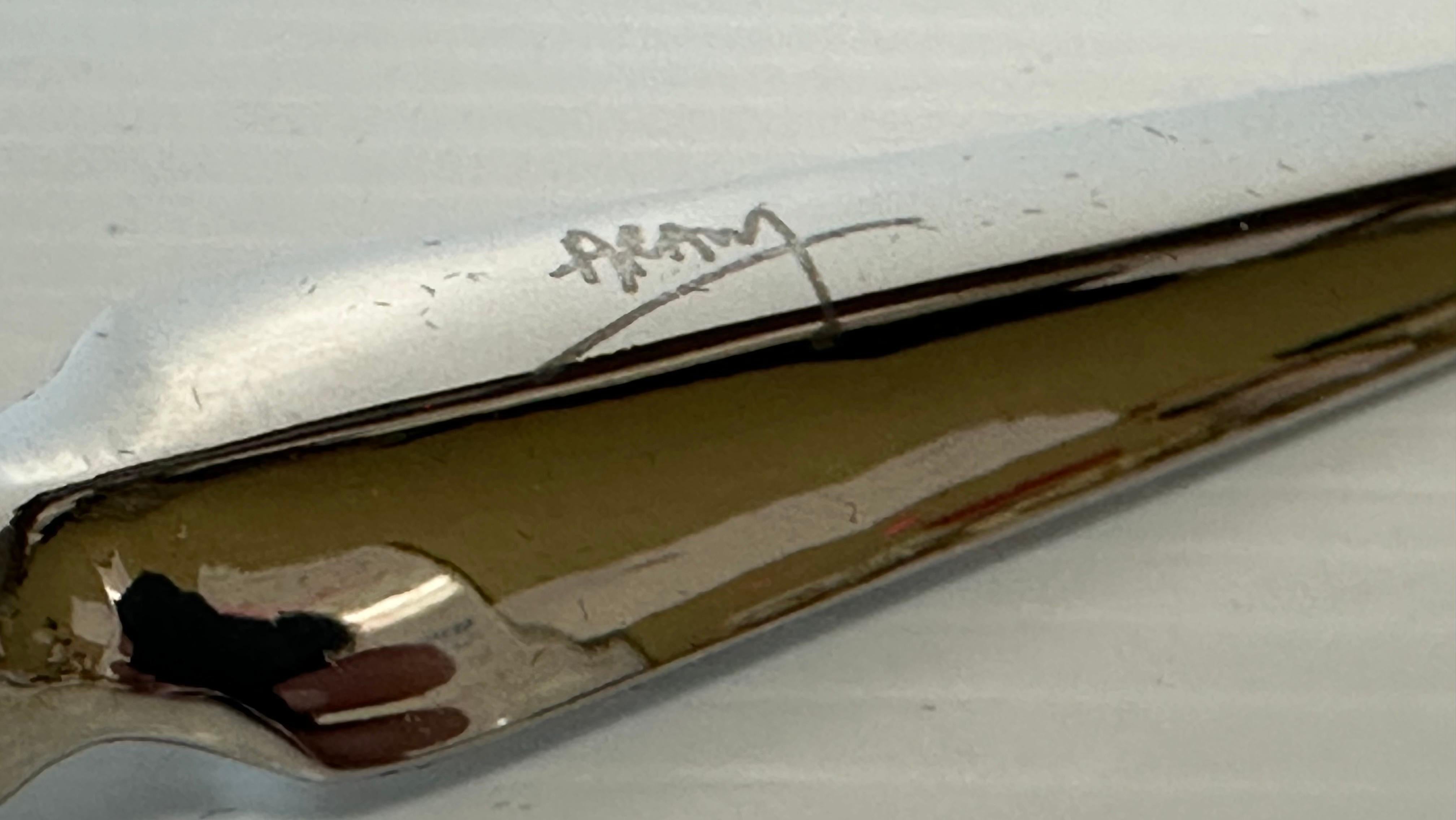 Gold Plated Adam & Eve Magnifying Glass and Letter Opener Set by Michael Aram For Sale 2