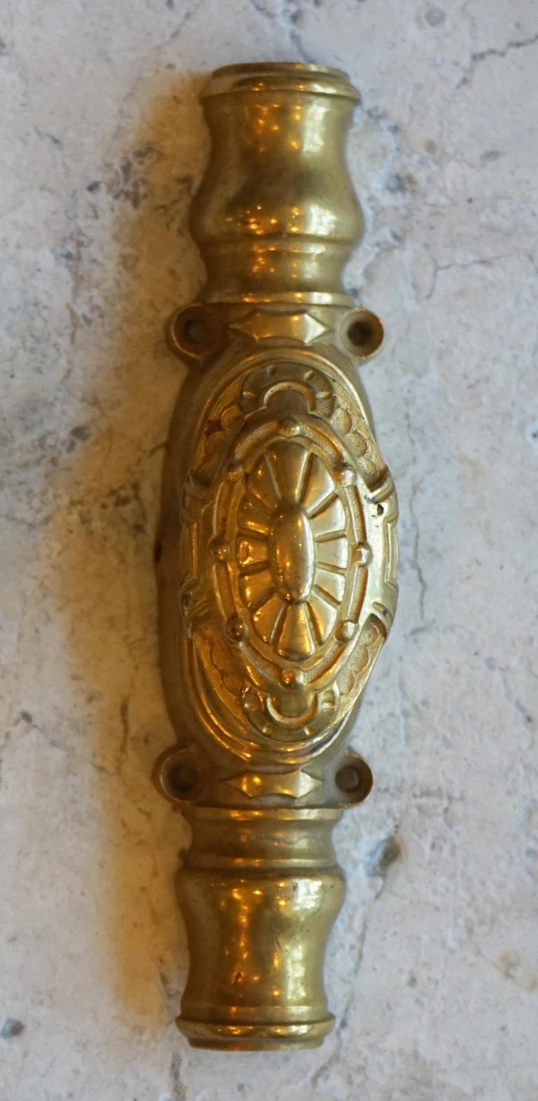 GoldPlated Antique Door Knob at 1stDibs