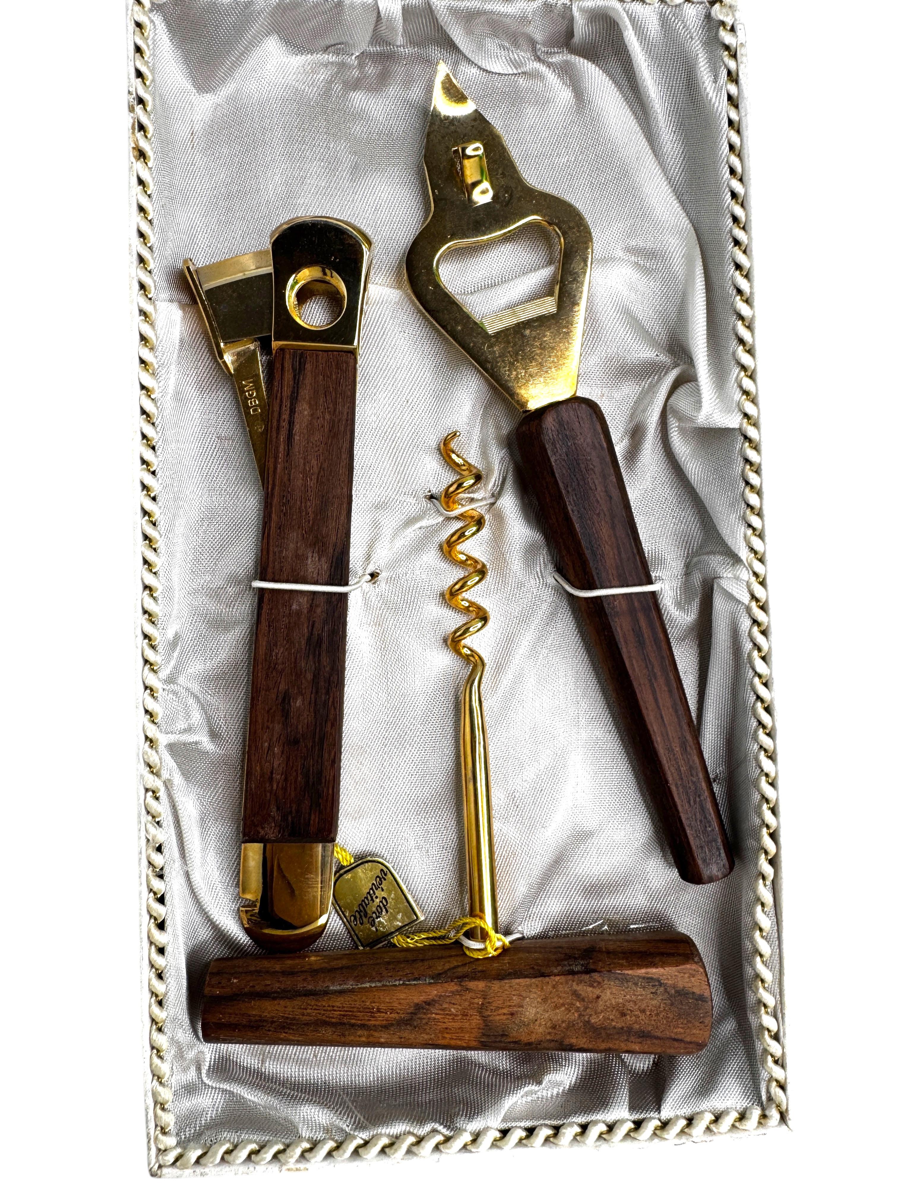 Vergoldetes Bar-Accessoires-Set
Zigarrenschneider, Mid-Century Modern 1960s Deutsch