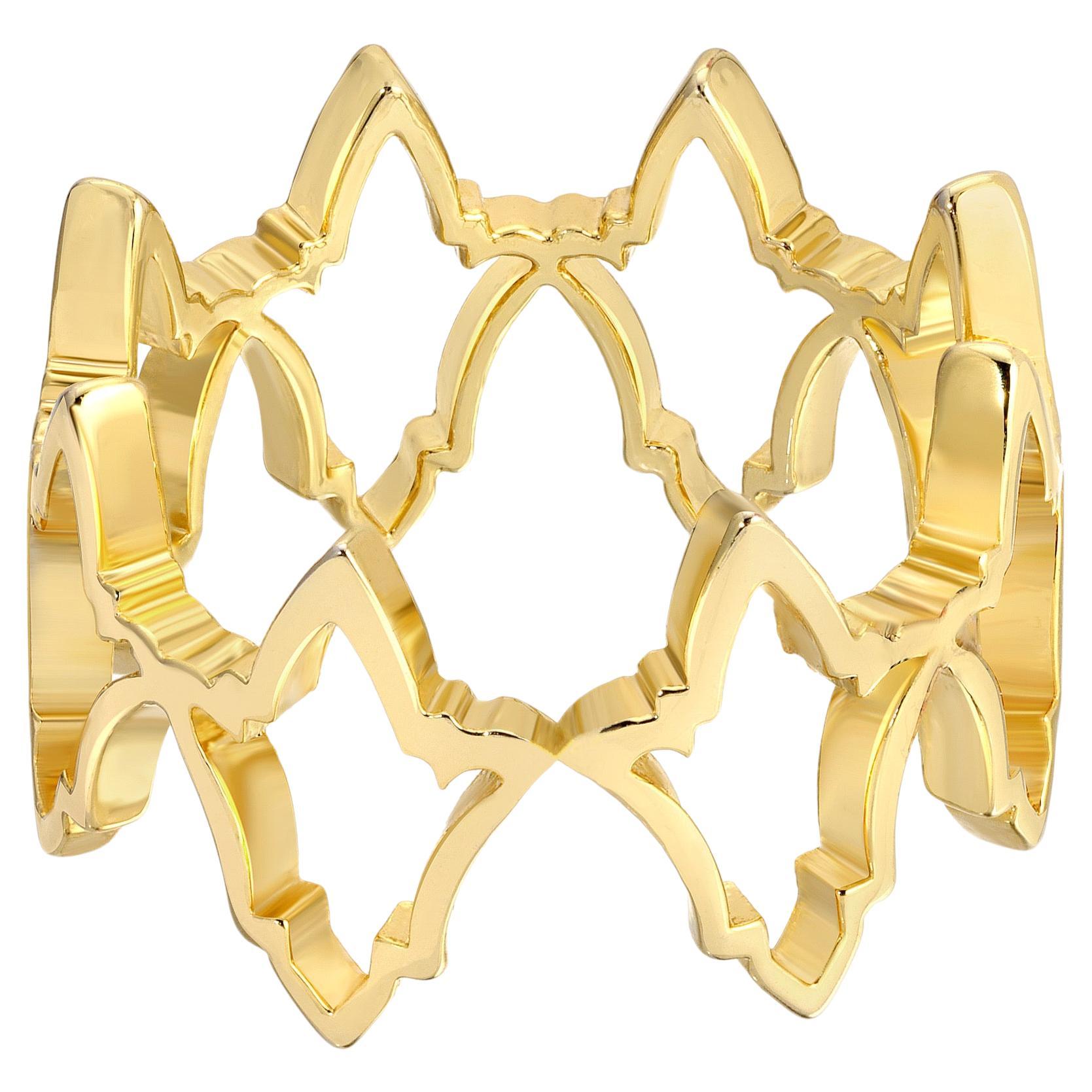 Gold-Plated Benita Ring For Sale