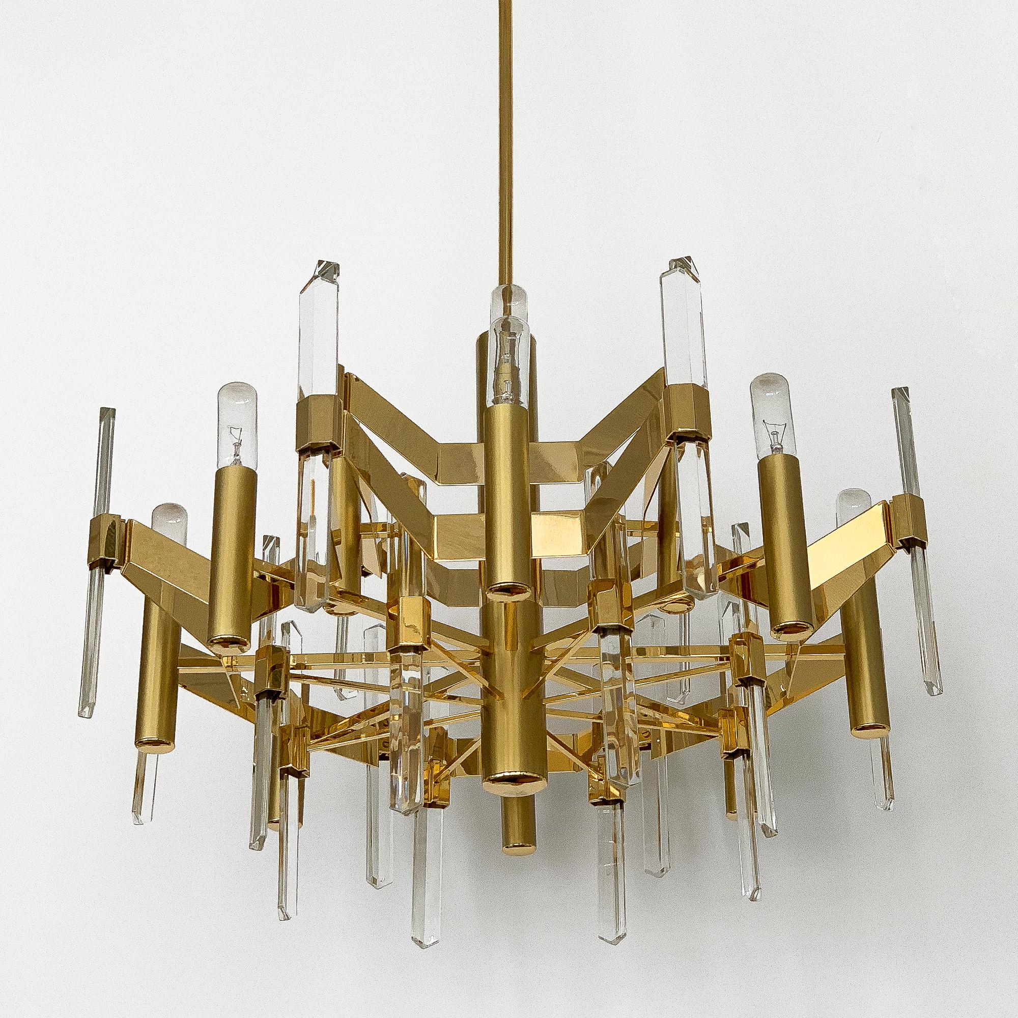 gold sciolari chandelier