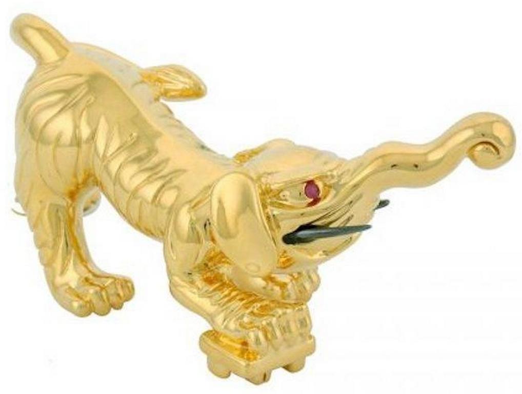 Gold-Plated Bronze Baku by John Landrum Bryant In New Condition For Sale In New York, NY