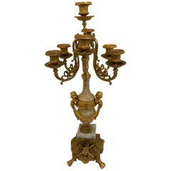 Antique Gold-Plated Candelabra