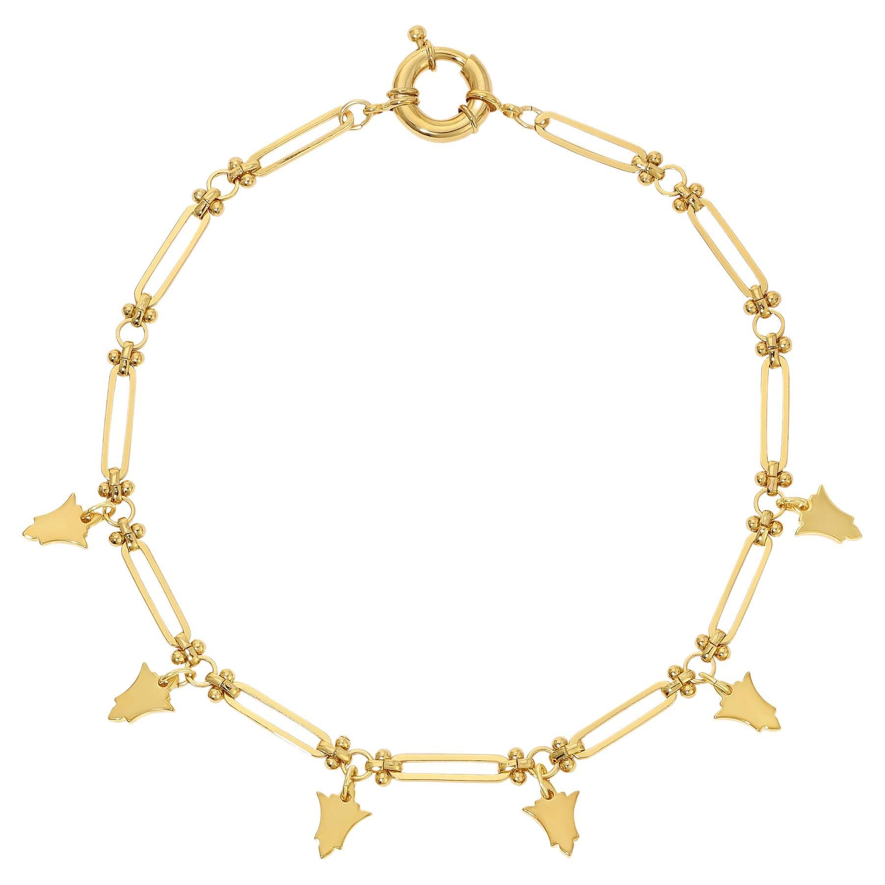 Gold Plated Charm Lachin Chocker For Sale