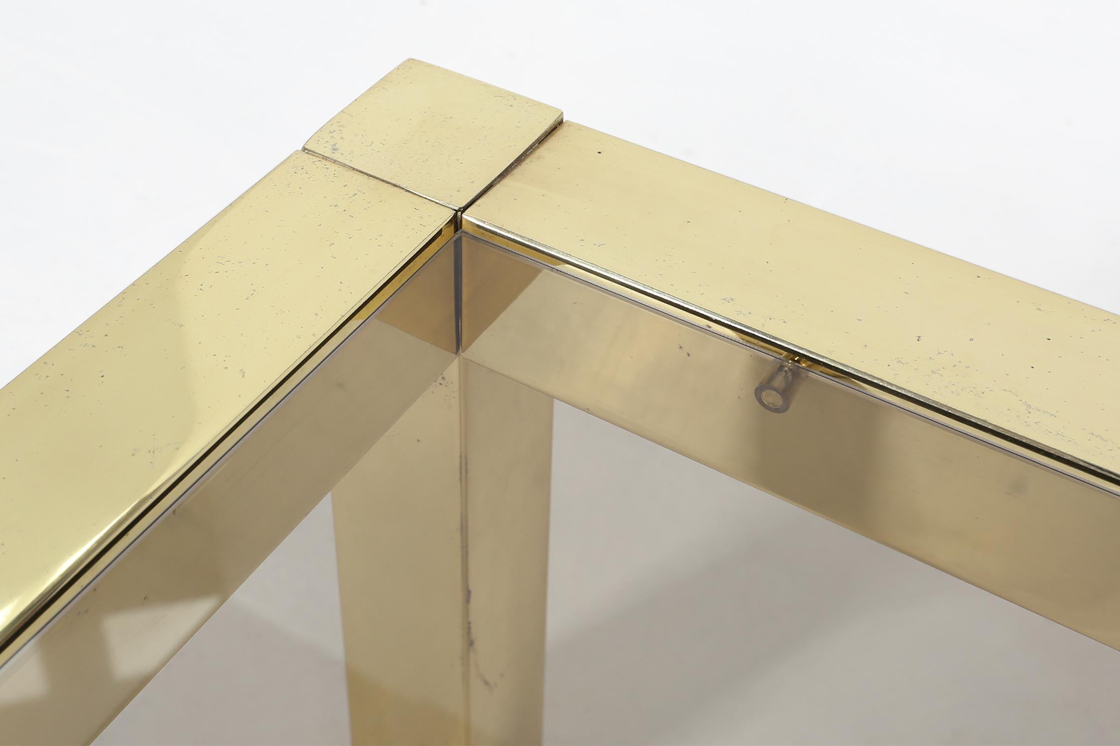 Table basse Belgo Chrom / Dewulf Selection, 1970 Bon état - En vente à Meulebeke, BE